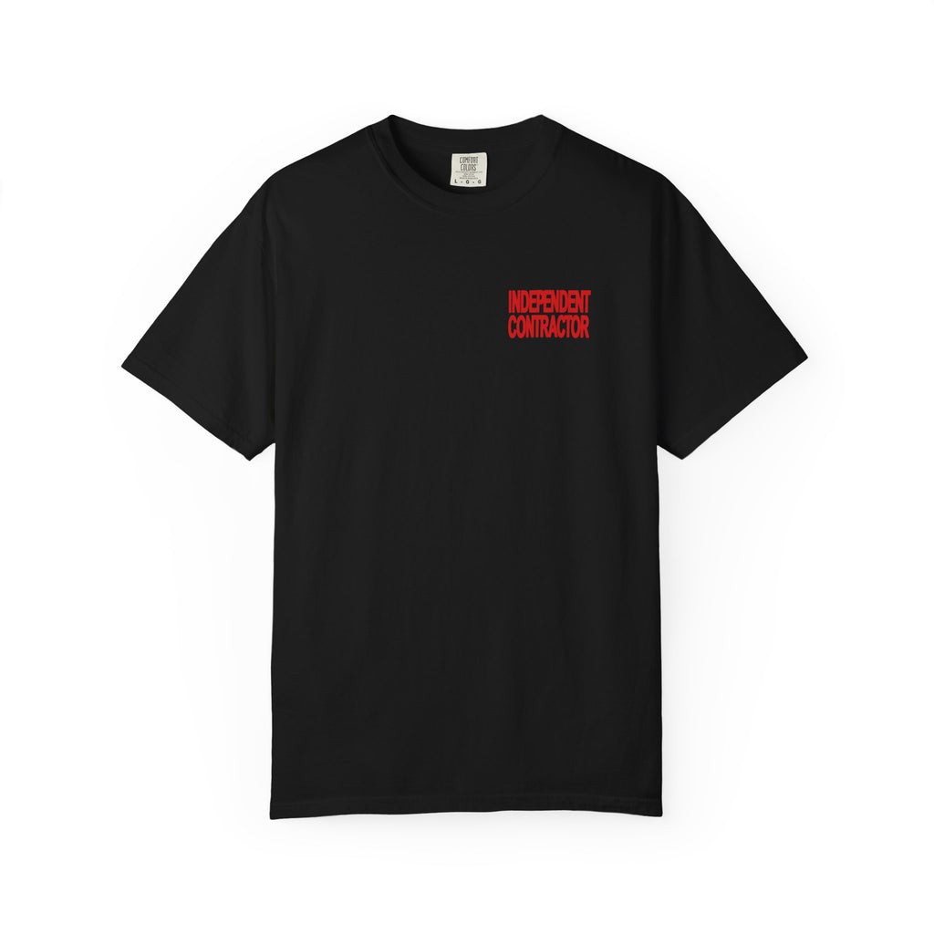 Independent Contractor T-Shirt – Minimal Chest Logo Workwear Tee