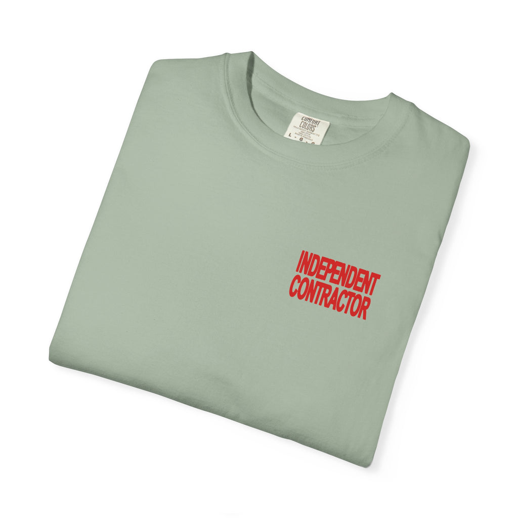 Independent Contractor T-Shirt – Minimal Chest Logo Workwear Tee