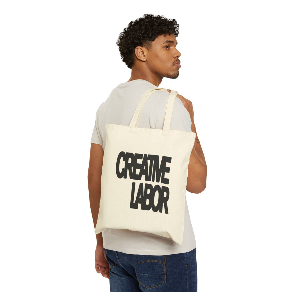 Tote Bag — "Creative Labor" Canvas Shopper Tote